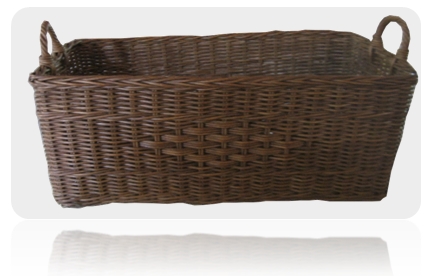 keranjang rotan square storage